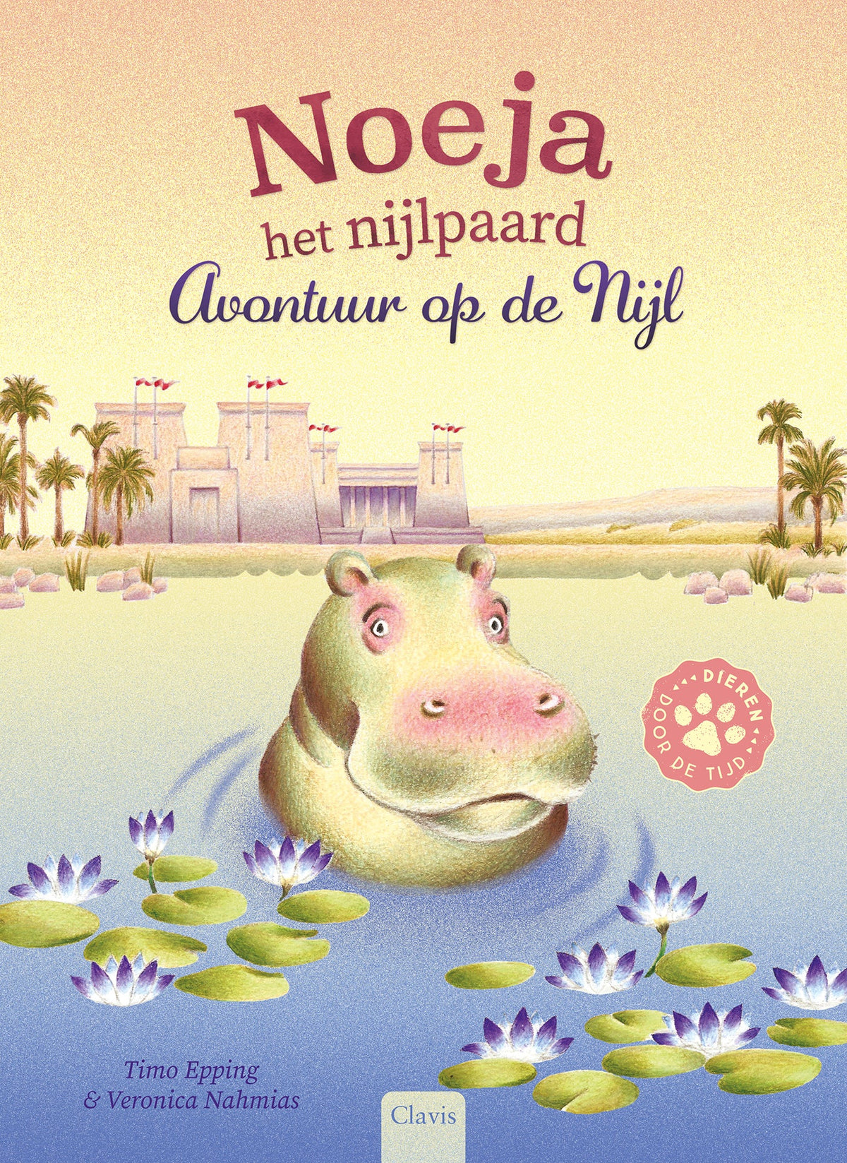 Cover van Noeja het nijlpaard. Avontuur op de Nijl
